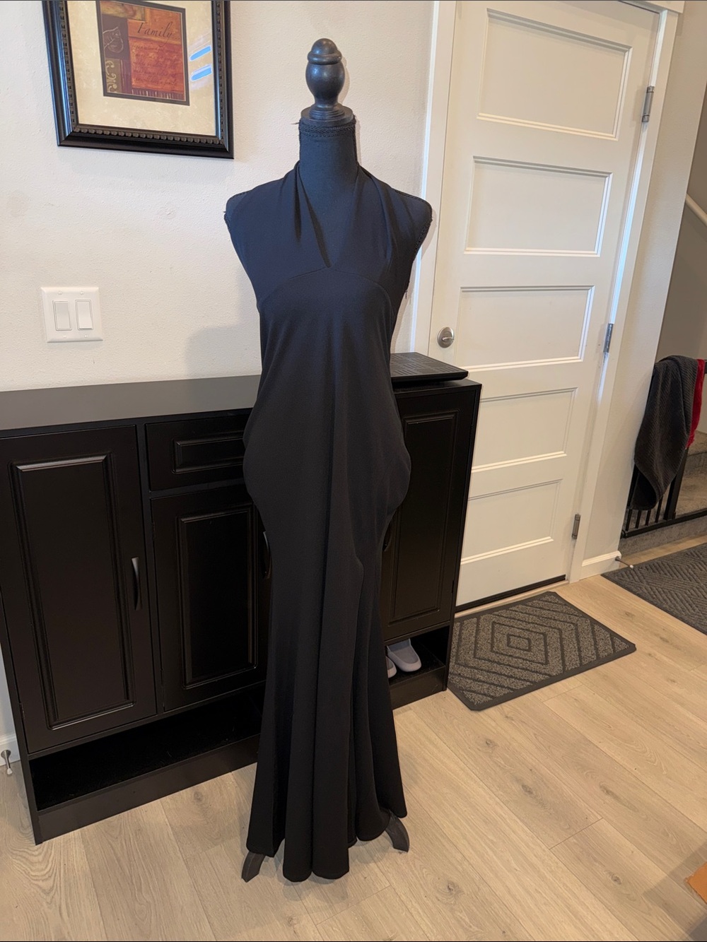 Fashion Nova Black Halter Maxi Dress XL